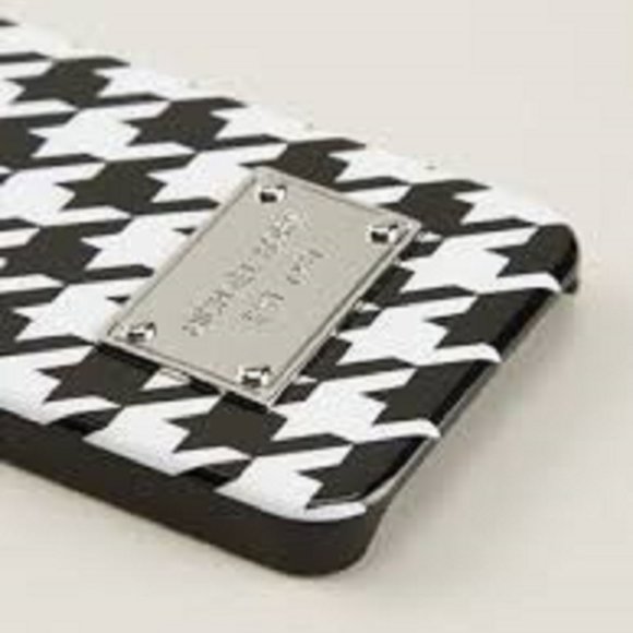 Michael Kors Black Houndstooth Iphone 5 CASE - Picture 3 of 3
